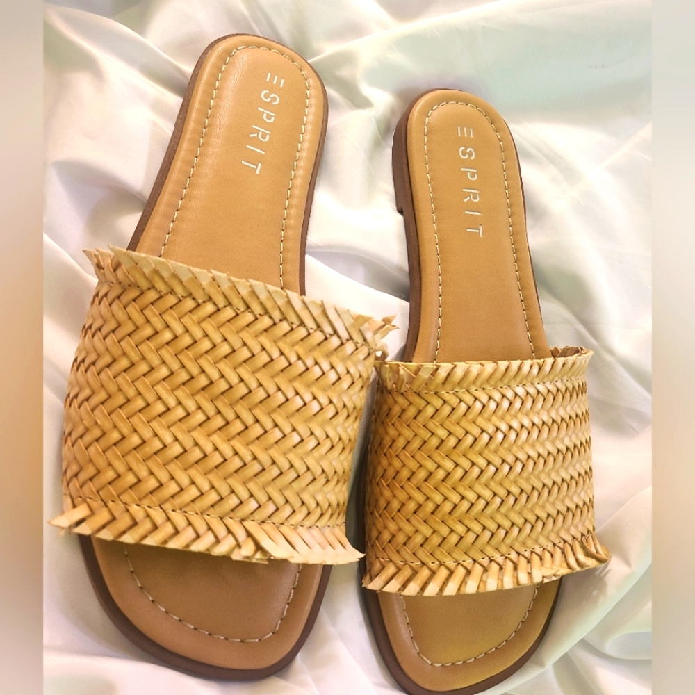 Esprit Tan Woven Sandals